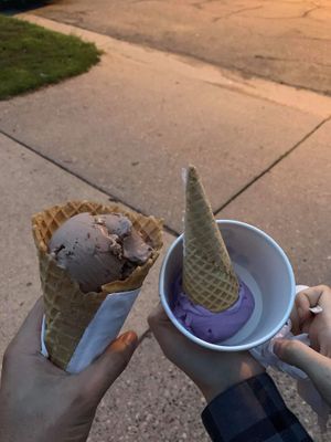 Ube flavor was delicious! at Crepe and Spoon in Minneapolis