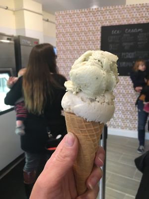 Pistachio and maple nut  at Crepe and Spoon in Minneapolis