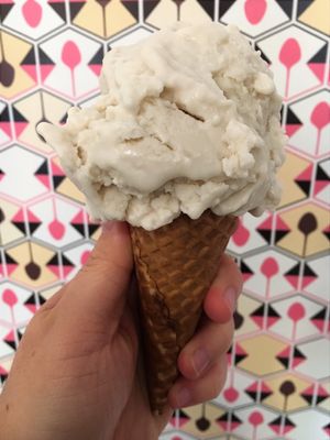 Popcorn Ice Cream at Crepe and Spoon in Minneapolis