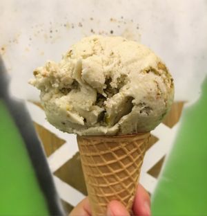 Pistachio Ice Cream at Crepe and Spoon in Minneapolis