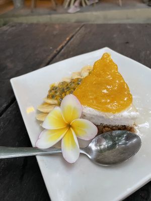   at Yellow Flower Cafe in Ubud