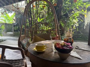   at Yellow Flower Cafe in Ubud