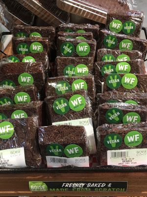 Vegan brownies at Boise Co-op in Meridian