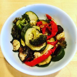 Roasted Veggies in the Hot Bar at Boise Co-op in Meridian