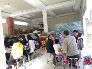 Customer at many ages at Phuoc Duyen in Da Lat