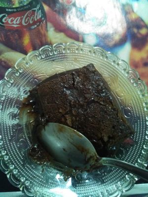 Vegan brownie homemade at ZN Pizza in Lille