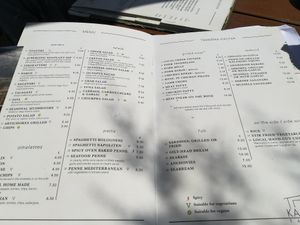 Vegan options at Taverna Kalyva in Crete