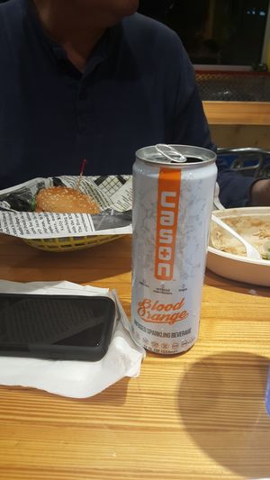 Cleaned our plates and had a healthy drink to wash her down!  at Vegorama in Ypsilanti