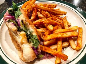 Cheeze Stake at Vegorama in Ypsilanti