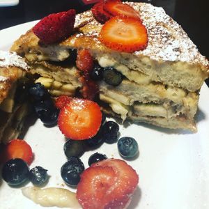 Vegan Stuffed French Toast  at Park Avenue Grill in Amityville