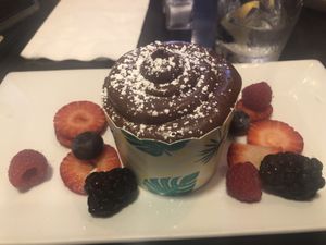 Vegan cupcake  at Park Avenue Grill in Amityville