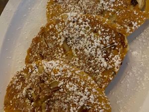 Apple crumb pumpkin pancakes   at Park Avenue Grill in Amityville