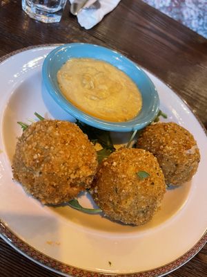 Mac n cheese bites   at Park Avenue Grill in Amityville