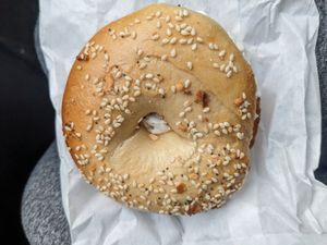 Everything bagel at Bagelry in Bellingham