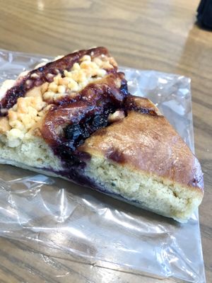 Blueberry cake  at Croissant Marche in Hiroshima