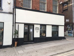 Exterior at Dina Diner in Sheffield