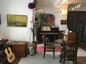 Inside at Dina Diner in Sheffield