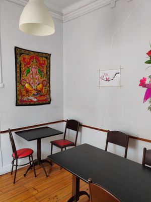 Salon at A Colmeia in Lisbon