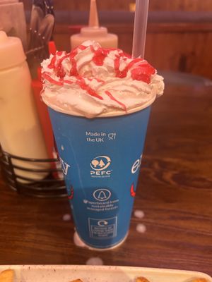 Strawberry milkshake   at The Common Room in Sheffield