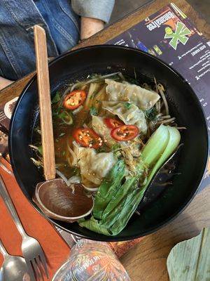 Vegan ramen  at Banana Tree in Oxford
