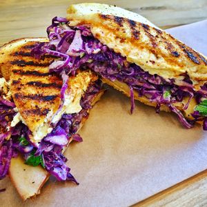 Vegan Georgia Blonde Sandwich  at Locali in West Hollywood