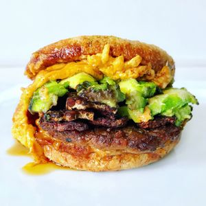 Vegan BasAss Breakfast Sandwich  at Locali in West Hollywood