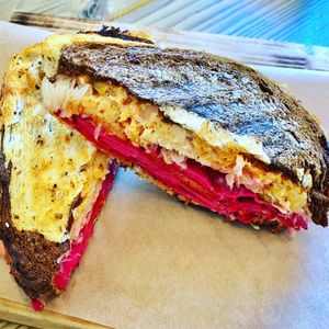 Vegan Reuben Panini  at Locali in West Hollywood