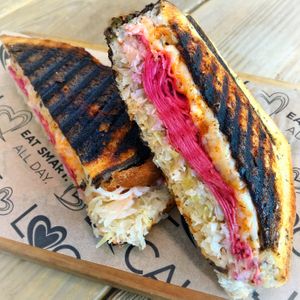 The Famous Vegan Reuben Panino at Locali in West Hollywood