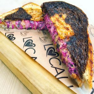 Vegan Georgia Blonde! THE BEST! at Locali in West Hollywood