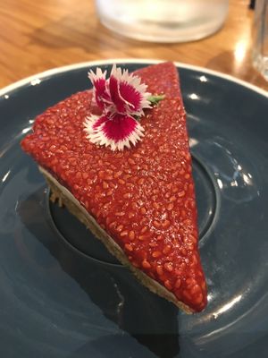 Strawberry Cheesecake raw at Power Plant Organic Store in Whangarei