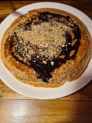 Chocolate pancake at Ethos in Bangkok