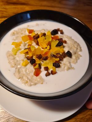 Coconut milk porridge at Ethos in Bangkok