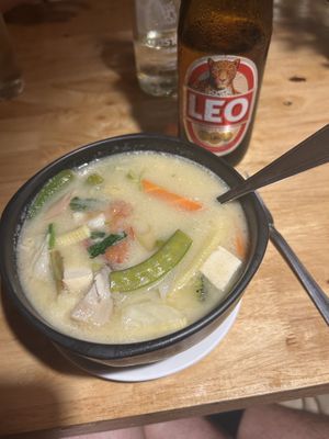 Tom Kha and Leo  at Ethos in Bangkok