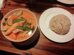 Red curry at Ethos in Bangkok