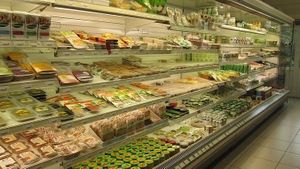 fridge with selection of vegan products
Biovita, Bruges at Biovita - Sint Kruis in Bruges