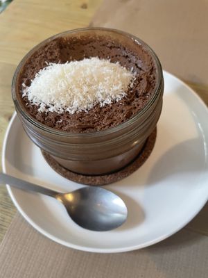 Chocolate mousse  at La Clairiere in Lille