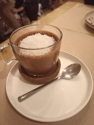 Mousse al cioccolato at La Clairiere in Lille
