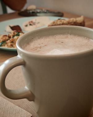 Hot chocolate at La Clairiere in Lille