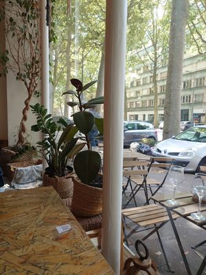 View from window at La Clairiere in Lille