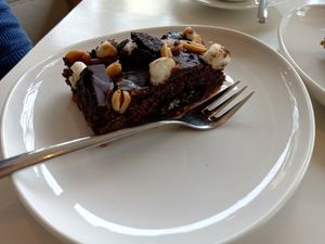 'Slutty brownie' at Veggie Galore in Nijmegen
