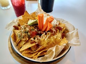 Nachos extrema at Veggie Galore in Nijmegen