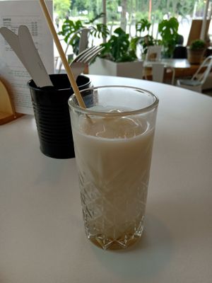 Orgeat drink at Veggie Galore in Nijmegen