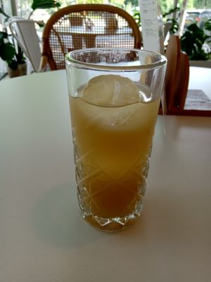 Surinamese ginger beer homemade lemonade at Veggie Galore in Nijmegen