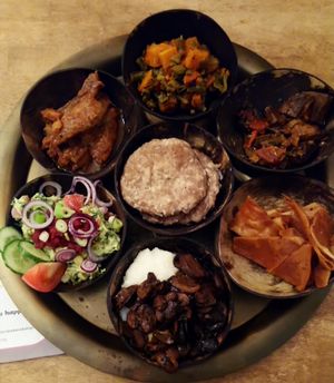 A plate to share with friends!  at Veggie Galore in Nijmegen