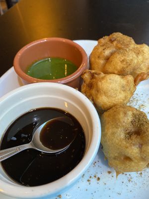  Cauliflower Pakoras   at Chai Station - Vegetarian Indian in Chester