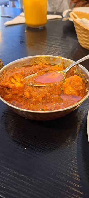 Curry was drowning in oil at Chai Station - Vegetarian Indian in Chester