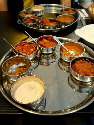 Vegan Thali at Chai Station - Vegetarian Indian in Chester