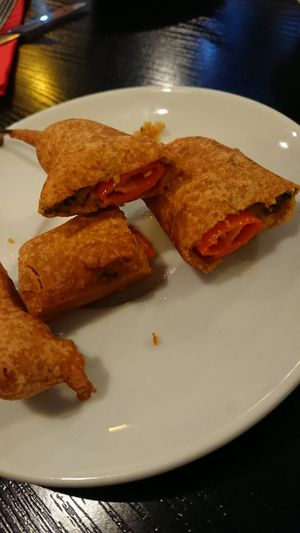 Extra special side because we said we like spicy 🤯 at Chai Station - Vegetarian Indian in Chester