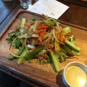 Rainbow Salad at Joro Vegan Eatery in Birkenhead