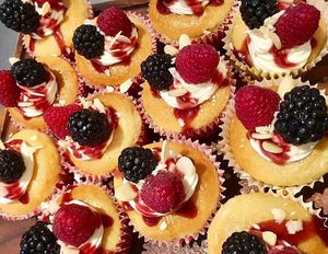 Forest Fruits Cupcakes at Joro Vegan Eatery in Birkenhead
